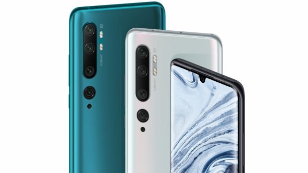 Das Xiaomi Mi Note 10 erscheint in drei Farben. Der Hersteller nennt sie Aurora Green, Glacier White und Midnight Black. (Bild: Xiaomi)