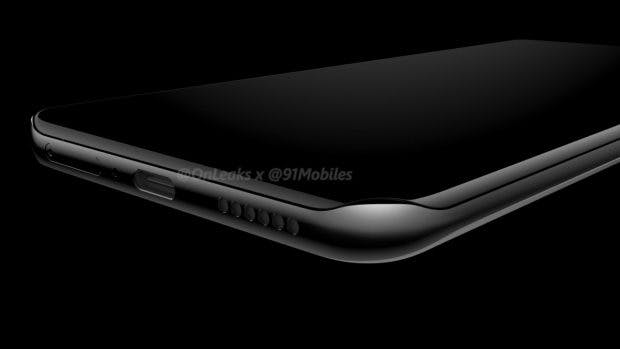 So soll das Huawei 40 Pro aussehen – mit zu allen Seiten um das Gehäuse gekrümmtem Display. (Renderbild: 91mobiles; Onleaks)