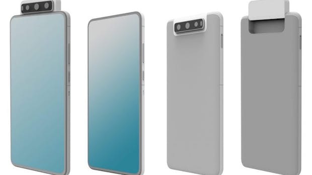 Huawei-Patent für Smartphone mit umklappbarer Triple-Kamera aufgetaucht