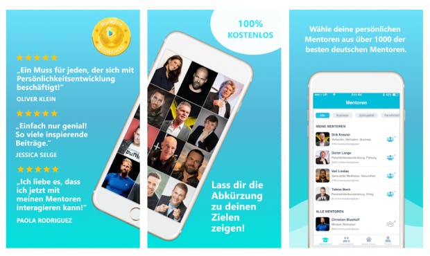 Upspeak ist eine Podcast-App mit Fokus auf Persönlichkeitsentwicklung. (Screenshot: t3n)