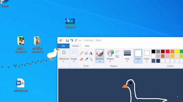 Diese Gans lässt euren Desktop im Chaos versinken
