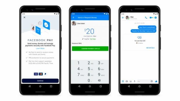 Facebook Pay. (Bild: Facebook)