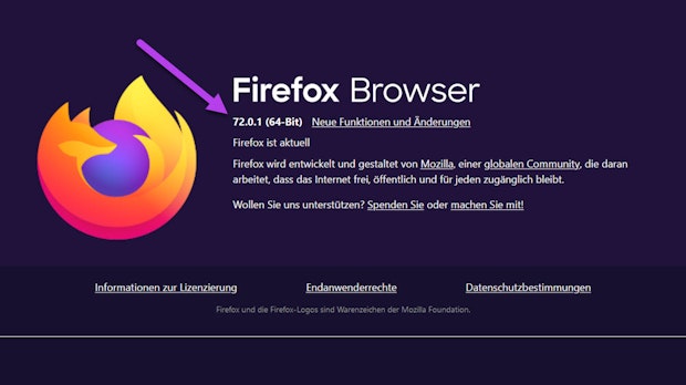 Zero-Day-Exploit: Firefox-Update auf 72.0.1 schließt gefährliche Lücke