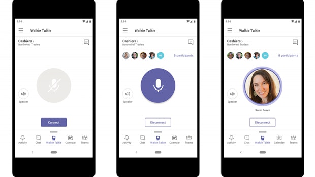 Weniger Geräte: Walkie-Talkie-Funktion in Microsoft Teams soll Kommunikation bündeln