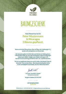 Einen Baum zu schenken macht der Natur und der Lieblingsperson eine Freude. (Foto: Primaklima)