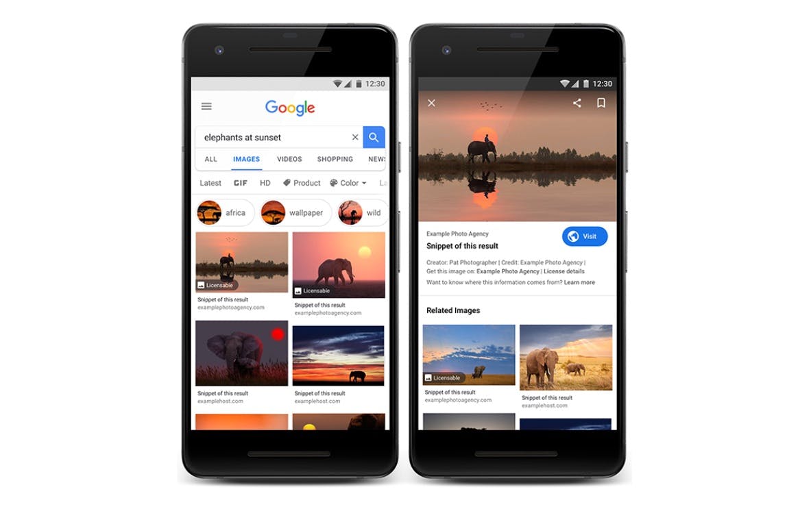 Google Bringt Lizenzinformationen In Die Bildersuche