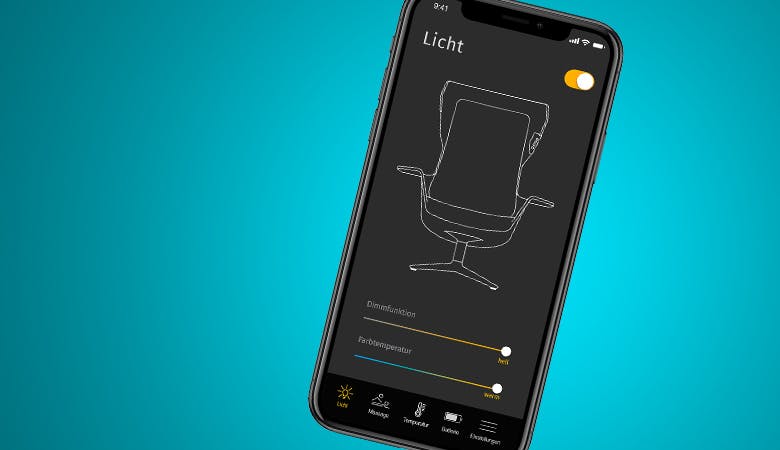 App-Steuerung des WOOOMS