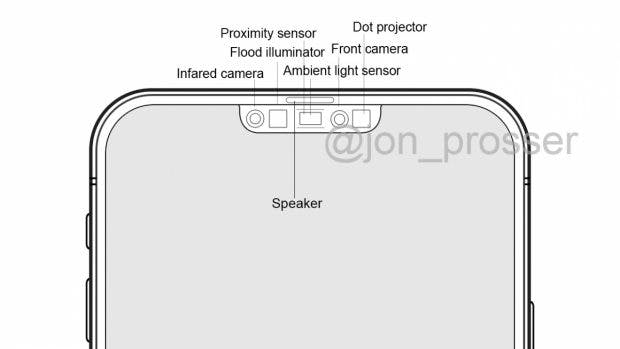 Face-ID-Notch des iPhones 12 (Pro)