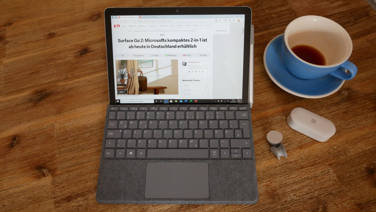 Surface Go 2 Im Test Microsoft Zum Budget Preis