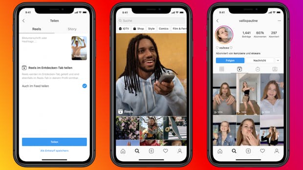 Instagram bringt Tiktok-Klon Reels nach Deutschland