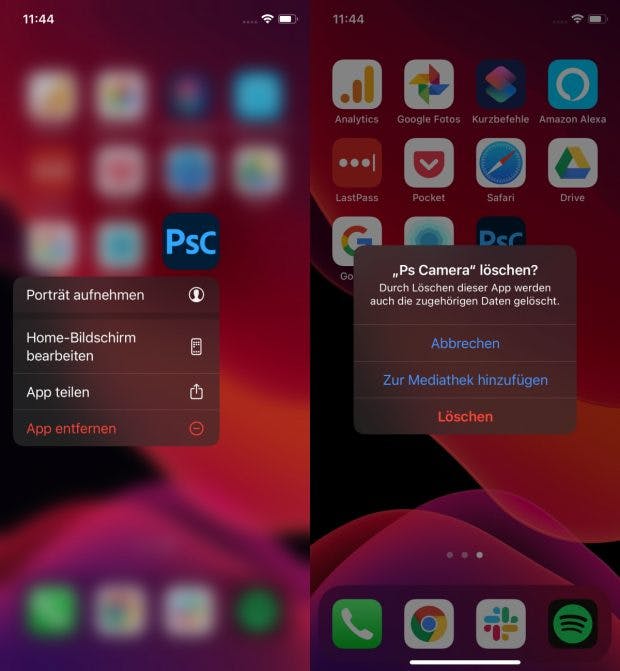 iOS 14 – Apps vom Homescreen in die App-Mediathek schieben