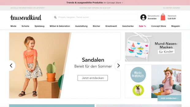Tausendkind: Insolventer Onlinehändler wird von Weltbild übernommen