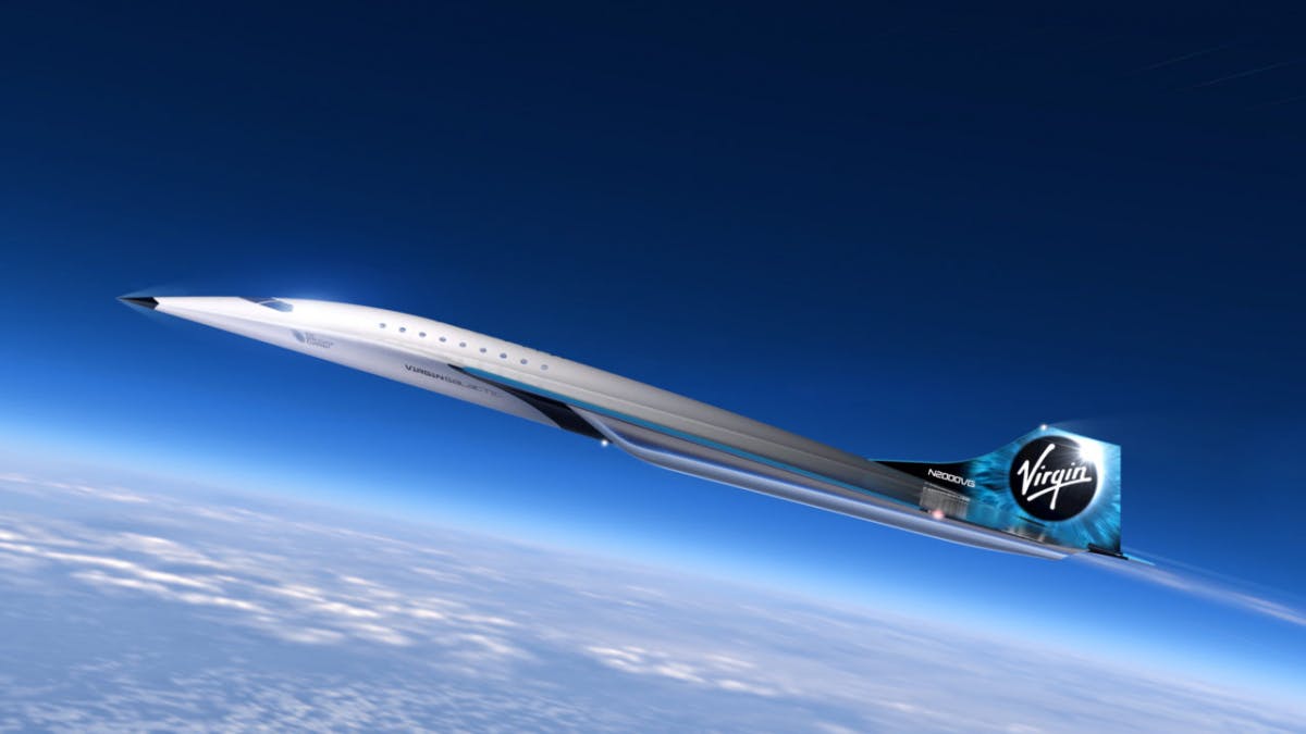 Ausblick Auf Kommendes Uberschallflugzeug Virgin Galactic Will Mit Mach 3 Fliegen