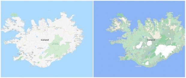Google Maps Island