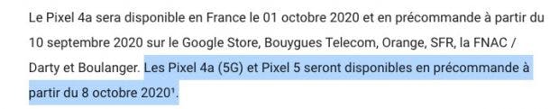 Pixel 5 is expected to arrive on October 8
