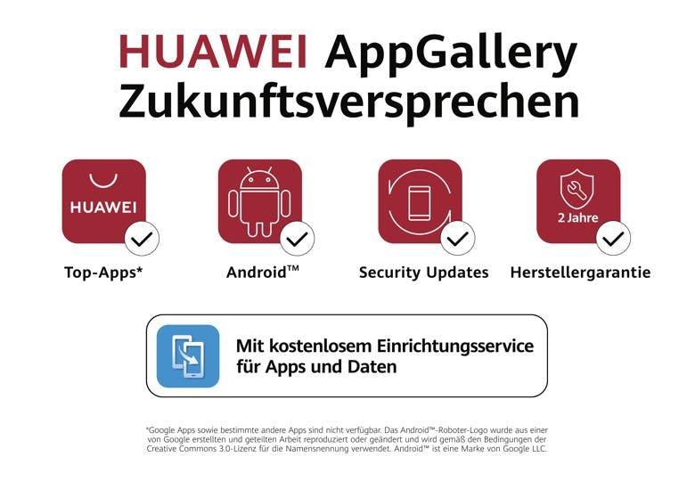 Huawei AppGallery Zukunftsversprechen