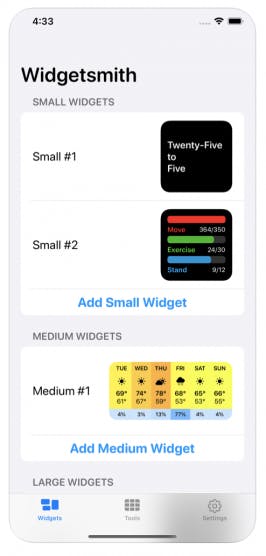 best free widget apps for iphone