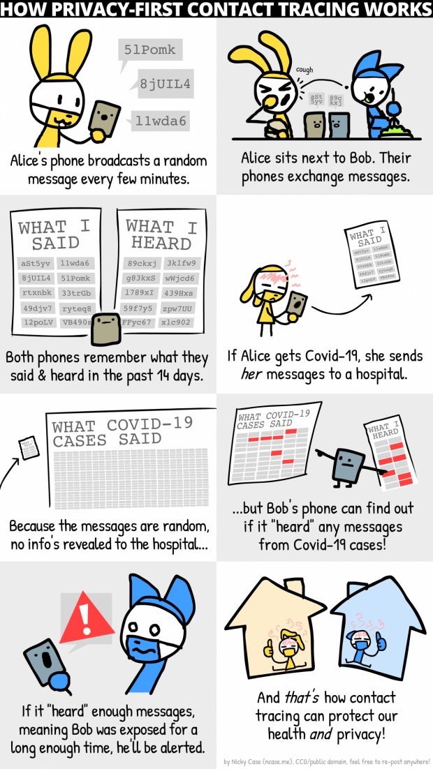 contact tracing comic