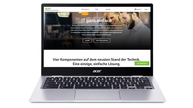 Hard- und Software mieten statt kaufen: Acer startet Programm für Startups und kleine Unternehmen