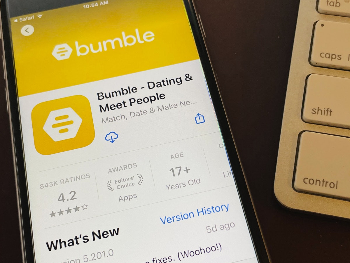 Die Dating-App Bumble (Foto: dpa)