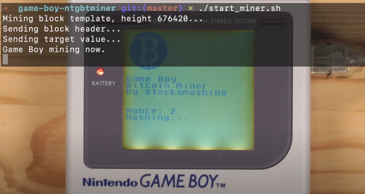 1 Bitcoin in „ein paar Billiarden Jahren“ – Youtuber bringt Gameboy zum Schürfen