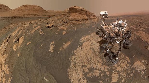 Ich Bin Auch Noch Da Nasa Rover Curiosity Schickt Selfie Vom Mars