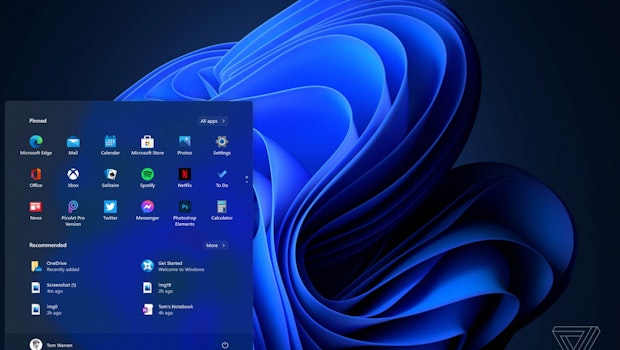 Die Taskleiste lässt sich optional weiter linksseitig positionieren. (Screenshot: The Verge)
